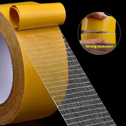🔥Hot Sale🔥 Strong Adhesive Double Sided Gauze Fiber Mesh Tape