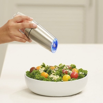 🔥 Automatic Electric Gravity Induction Salt & Pepper Grinder