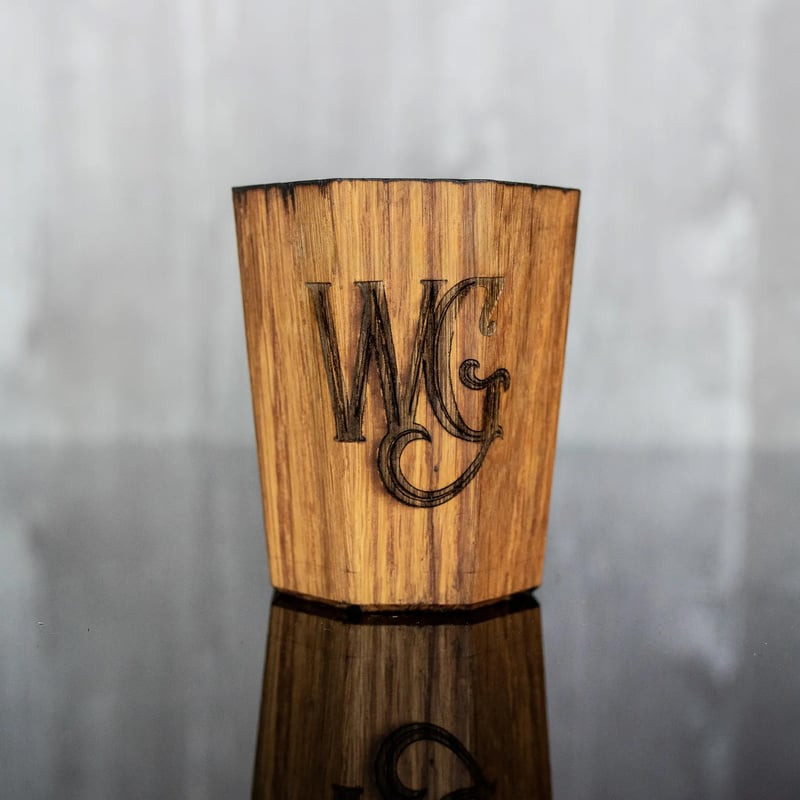 Whiskey Grail - Handmade Charred Oak Bourbon Glass: Experience The Barrel Aged Flavor