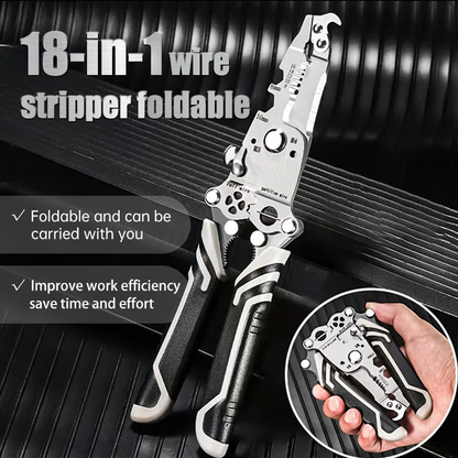 ⚡️2025 Year-End Promotion⚡️New Upgrade 18-in-1 Multifunctional Folding Pliers