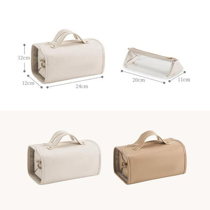 TO DAY 49% OFF Leather Waterproof Cosmetic Bag