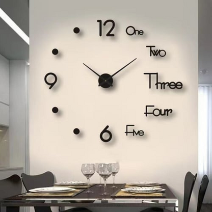 🔥Hot Sale - 48% OFF 🔥MODERN DIY PUNCH-FREE WALL CLOCK